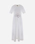 Herno GLAM KNIT EFFECT AND TECHNO TAFFETA' DRESS White AB000005D520561000
