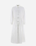 Herno COTTON AND MONOGRAM DRESS White AB000006D131761000