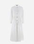 Herno COTTON AND MONOGRAM DRESS White AB000006D131761000