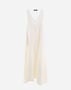 Herno LIGHT VISCOSE AND SPRING LACE DRESS White AB000009D126171000