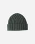 Herno RESORT BEANIE IN INFINITY WOOL RIB Olive Green BER0002UR702197500