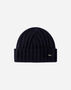Herno RESORT BEANIE IN INFINITY WOOL RIB Navy Blue BER0002UR702199200