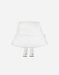 Herno BUCKET HAT IN DELON White BER00030D132181000