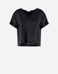Herno T-SHIRT IN NEW SATIN EFFECT Black BL000009D126579300