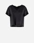 Herno T-SHIRT IN NEW SATIN EFFECT Black BL000009D126579300