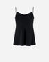 Herno RESORT TOP IN SATIN EFFECT Black BL00007DR125469300