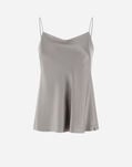 Herno RESORT TOP IN SATIN EFFECT Light Grey BL00007DR125469433