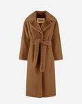 Herno COAT IN SOFT FAUX FUR Camel CA000543D124222157