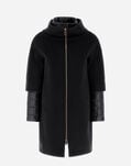 Herno COAT IN LUXURY WOOL AND NYLON ULTRALIGHT Black CA000544D333139300