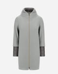 Herno COAT IN NEW CASHMERE AND NYLON ULTRALIGHT Grey CA000566D381039420