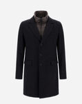 Herno COAT IN DIAGONAL WOOL AND NYLON ULTRALIGHT Grey CA0045U396019480