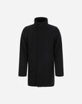 Herno CARCOAT IN DIAGONAL WOOL Black CA0071U39601M039300