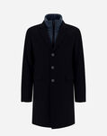 Herno COAT IN CASHMERE AND NYLON ULTRALIGHT Blue Dark CA0091U380209290