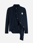 Herno GLOBE SHIRT IN RECYCLED TWILL Blue CM000001X125109201