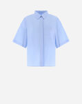 Herno COTTON SHORT-SLEEVED SHIRT Light Blue CM000002D131769006
