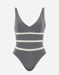 Herno RESORT ONE-PIECE SWIMSUIT IN LYCRA Light Grey CST0004DR520919406