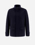 Herno FIELD JACKET IN NEW WOOL CASHMERE Navy Blue FI000113U333189200