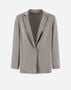 Herno RESORT BLAZER IN SATIN EFFECT Light Grey GA00006DR125469433