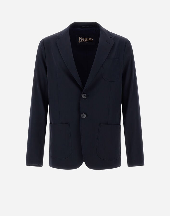 Herno BLAZER IN EASY SUIT STRETCH Navy Blue GA0006UCB12545SM029200