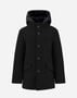 Herno COAT IN ECOWOOL AND NYLON CHAMONIX Black GC000028B333449300