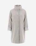 Herno BUSINESS CASHMERE AND NYLON ULTRALIGHT COAT Grey Pearl GC0001DNW381039402