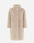 Herno COAT IN CURLY FAUX FUR Chantilly GC000456D124211985