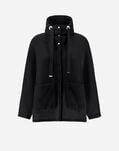 Herno RESORT JACKET IN SOFT PONCHO & NYLON ULTRALIGHT Black GC00061DR333719300