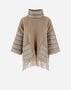 Herno RESORT PONCHO IN SOFT PONCHO & NYLON ULTRALIGHT Chantilly GC00062DR333711982