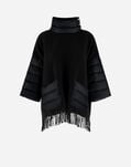 Herno RESORT PONCHO IN SOFT PONCHO & NYLON ULTRALIGHT Black GC00062DR333719300