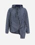Herno GLOBE PARKA IN ECO MONOGRAM Blue GI000015X12668P9201
