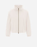 Herno NEW TECHNO TAFFETA' BOMBER JACKET Grey Pearl GI000233D124839402