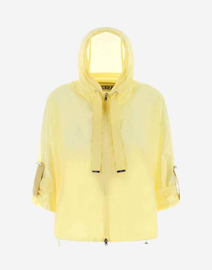 Herno IRIDESCENT A-LINE JACKET Lemon Yellow GI000236D125703112