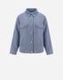 Herno LINEN LUREX SHIRT Light Blue GI000254D171309006