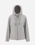Herno COTTON CASHMERE RAIN BOMBER JACKET Pearl GI000255D131859409