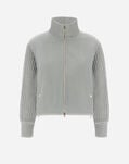 Herno BOMBER JACKET IN CASHMERE Grey GI000265D380209420