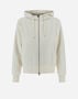 Herno RESORT BOMBER JACKET IN CASHMERE SILK Ivory GI00026DR380871200