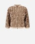 Herno RESORT BOMBER JACKET IN SHINY EXPRESSION Chantilly/Gold GI00027DR126472035