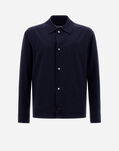 Herno SHIRT IN ESSENCE Navy Blue GI000318U12301S9200