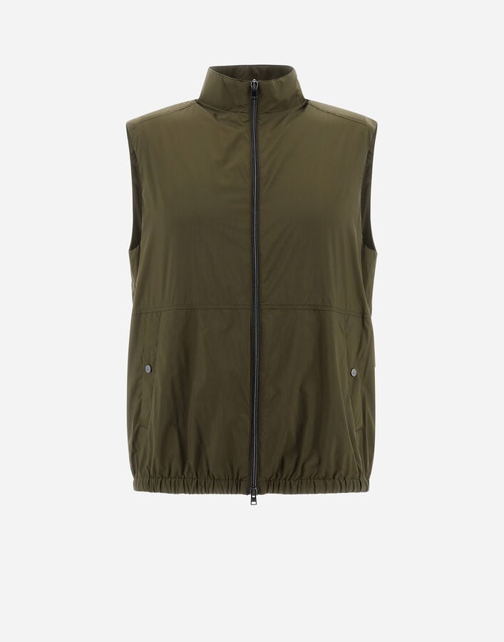 Herno ECOAGE SLEEVELESS JACKET Green/Beige GI000379U124567720