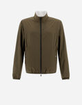 Herno REVERSIBLE MILLIONAIRE MICROFIBRE AND ECOAGE BOMBER JACKET Light Military GI000383U132207730