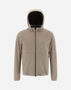 Herno SUEDE-LOOK BOMBER JACKET Light Taupe GI000406U124542600