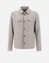Herno COTTON CASHMERE RAIN SHIRT Pearl GI000407U131859409