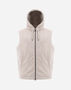 Herno SUEDE-LOOK SLEEVELESS JACKET Ice GI000412U124541310