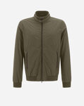 Herno ECOAGE BOMBER JACKET WITH BAND COLLAR Green/Beige GI000414U124567720