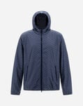 Herno PRINTEX H BOMBER JACKET Blue GI000418U12611P9230