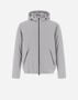 Herno RESORT BOMBER JACKET IN PONENTE Light Grey GI00042UR12387S9433
