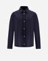 Herno SHIRT IN CREPE FLUID Navy Blue GI000437U334219200
