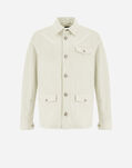 Herno SHIRT IN LUXURY VELVET Natural GI000441U131981100