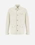 Herno SHIRT IN LUXURY VELVET Natural GI000441U131981100