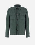 Herno RESORT SHIRT IN CASHMERE SILK Sage GI00050UR380877205